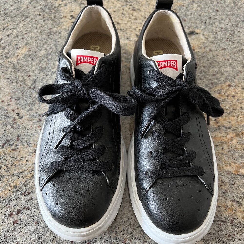 Men's genuine Camper Black Runner sneakers, EU size 41 (approx US size 8)